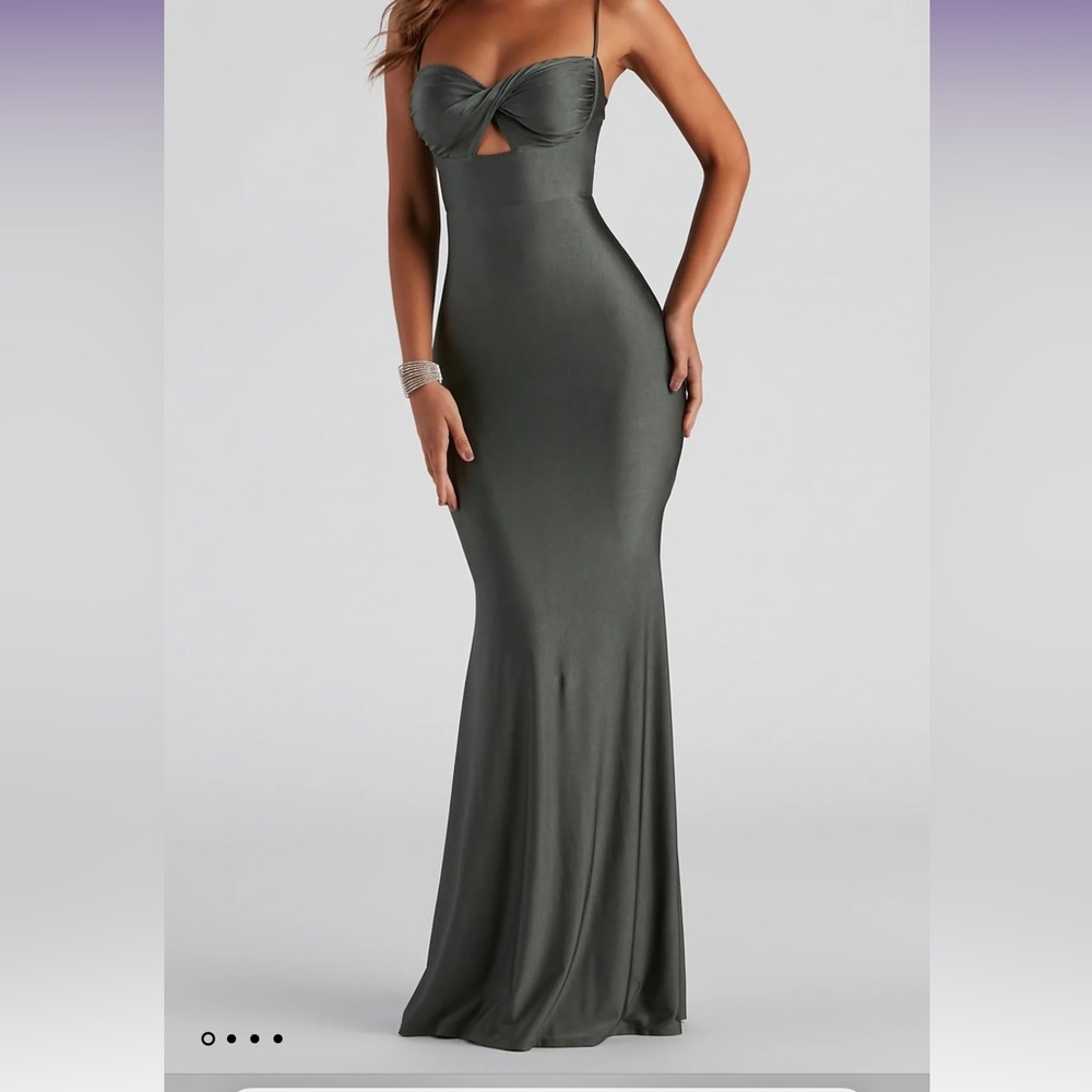 Sage Colored Super Stretch dress